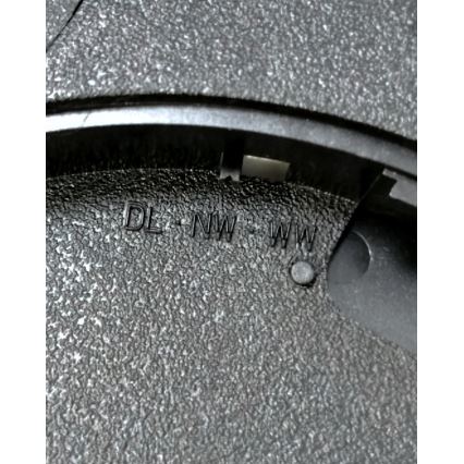 LED Stropní svítidlo LED/40W/230V 3000/4000/6500K pr. 50 cm černá